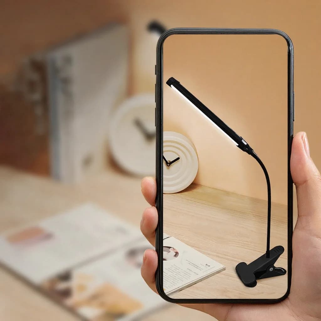 USB LED Επιτραπέζιο Φωτιστικό με Κλιπ για Ανάγνωση και Μελέτη