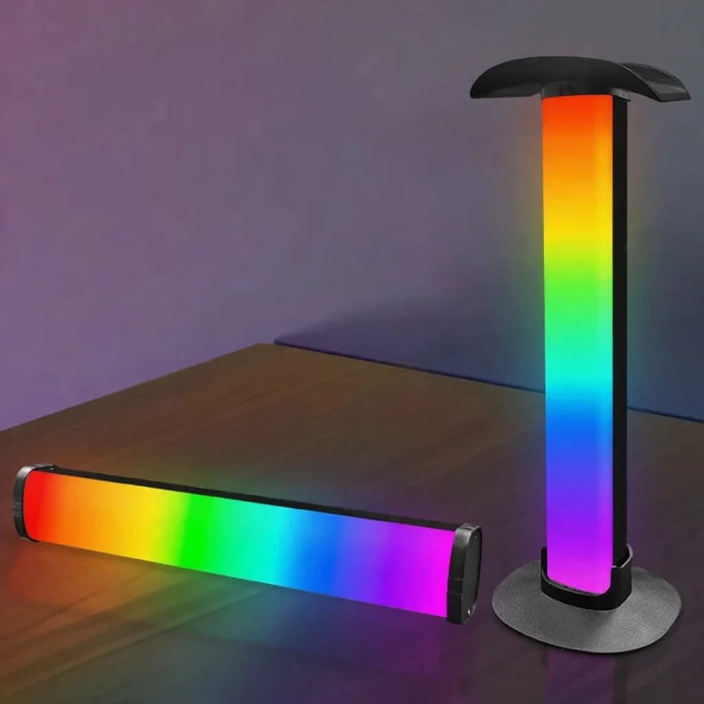 Φωτιστικό Ατμόσφαιρας Gaming RGB με Βάση Ακουστικών & Συγχρονισμό Ήχου