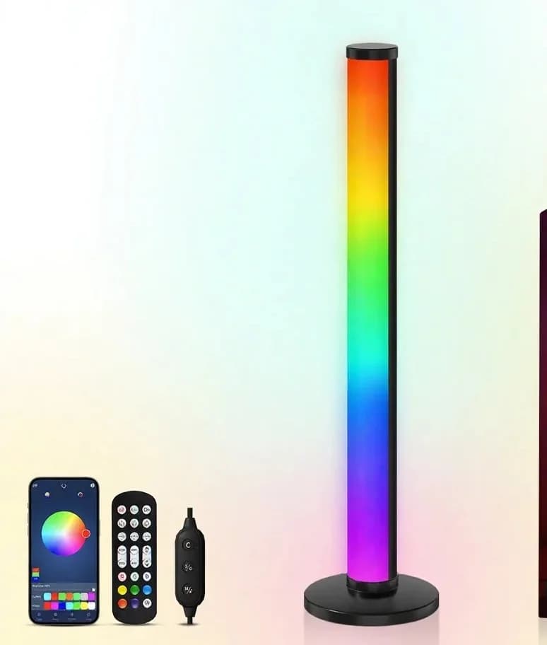 RGB LED Επιτραπέζιο Φωτιστικό με Αντίδραση στον Ήχο και Έλεγχο μέσω App