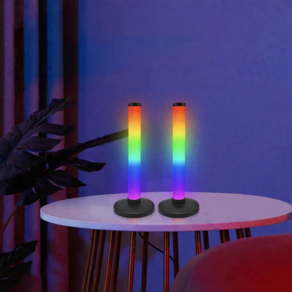 Φωτιστικό Ατμόσφαιρας RGB με Συγχρονισμό Ήχου και Έλεγχο μέσω App για Γραφείο