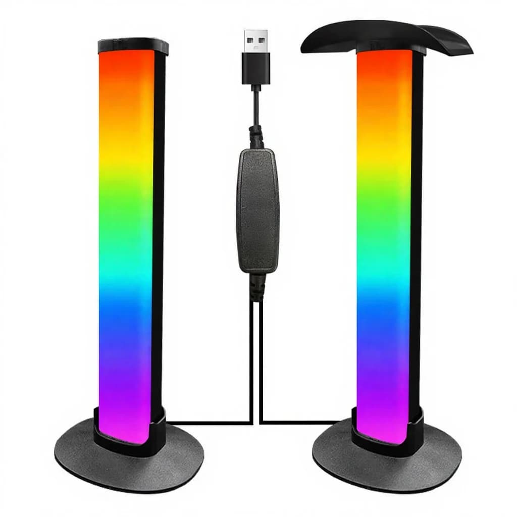 Φωτιστικό Ατμόσφαιρας Gaming RGB με Βάση Ακουστικών & Συγχρονισμό Ήχου