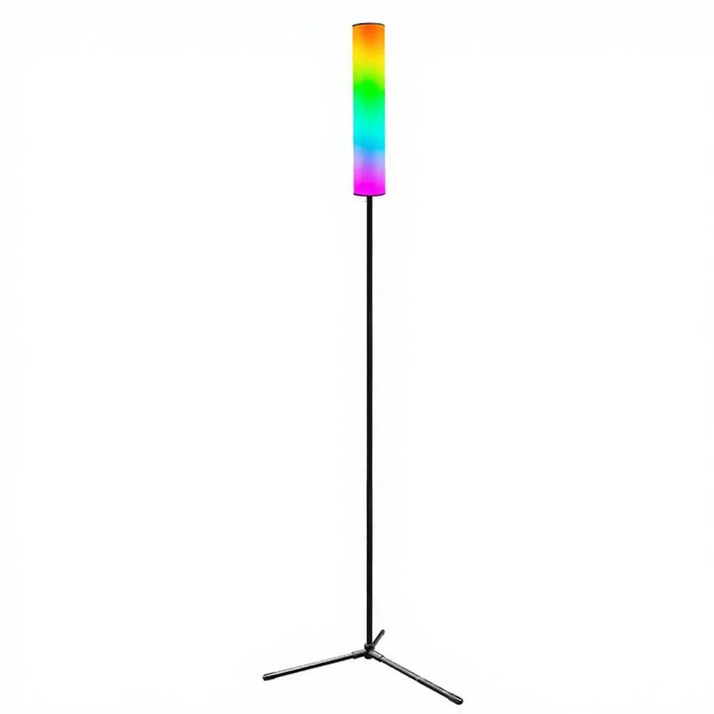 Φωτιστικό Δαπέδου Τρίποδο RGB LED με Τηλεχειριστήριο