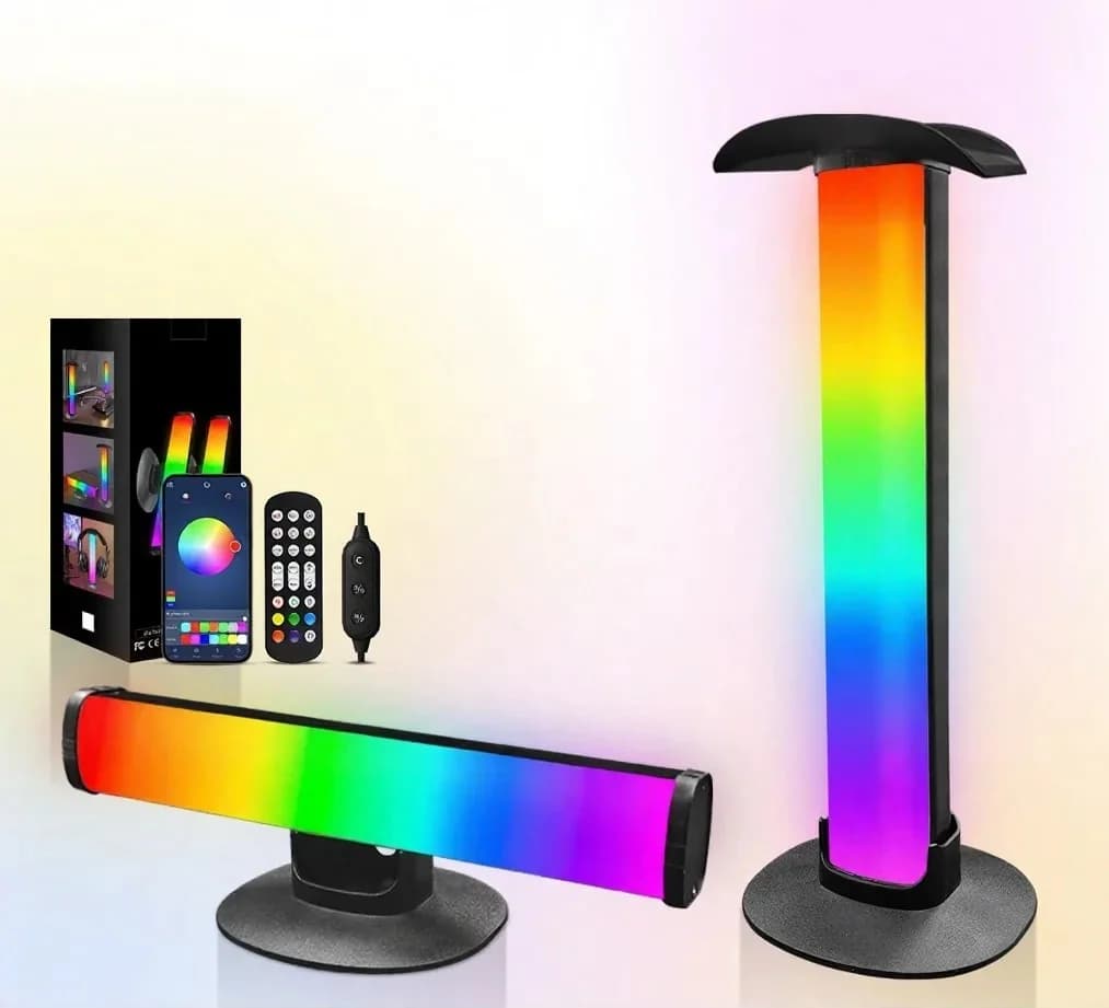 Φωτιστικό Ατμόσφαιρας Gaming RGB με Βάση Ακουστικών & Συγχρονισμό Ήχου