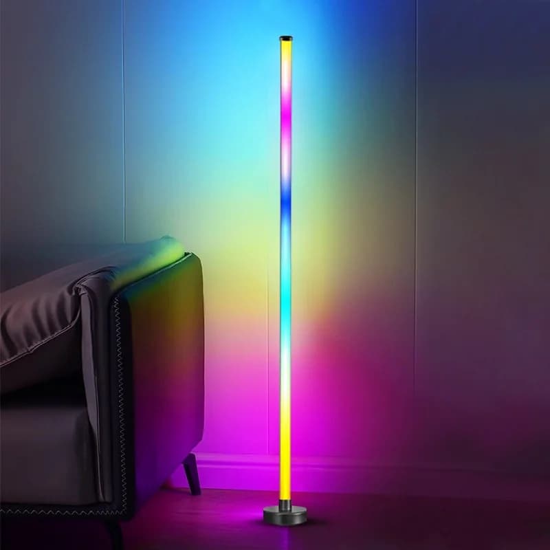 Γωνιακό Φωτιστικό Δαπέδου LED RGB με Συγχρονισμό Μουσικής, Έλεγχο μέσω App και Remote