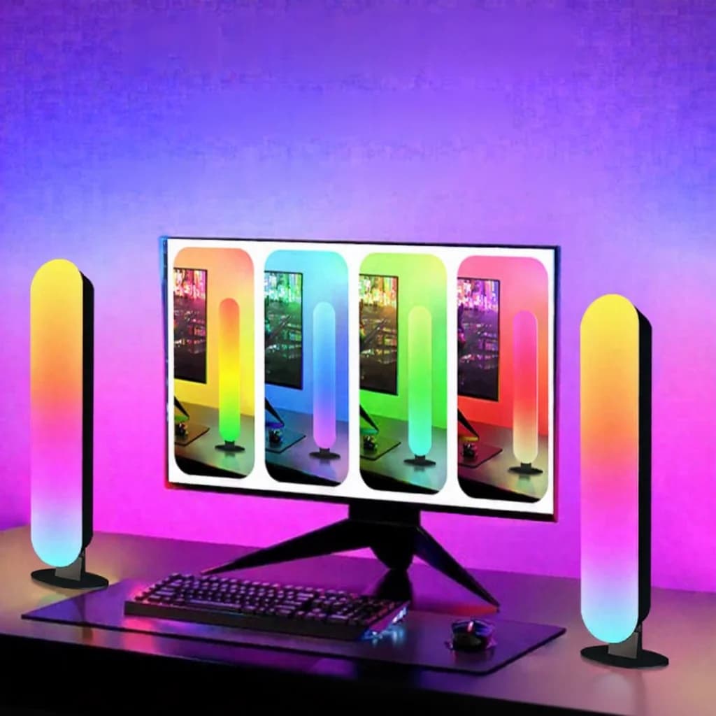 Φωτιστικό Περιβάλλοντος RGB LED με Συγχρονισμό Μουσικής Bluetooth και Έλεγχο μέσω Εφαρμογής