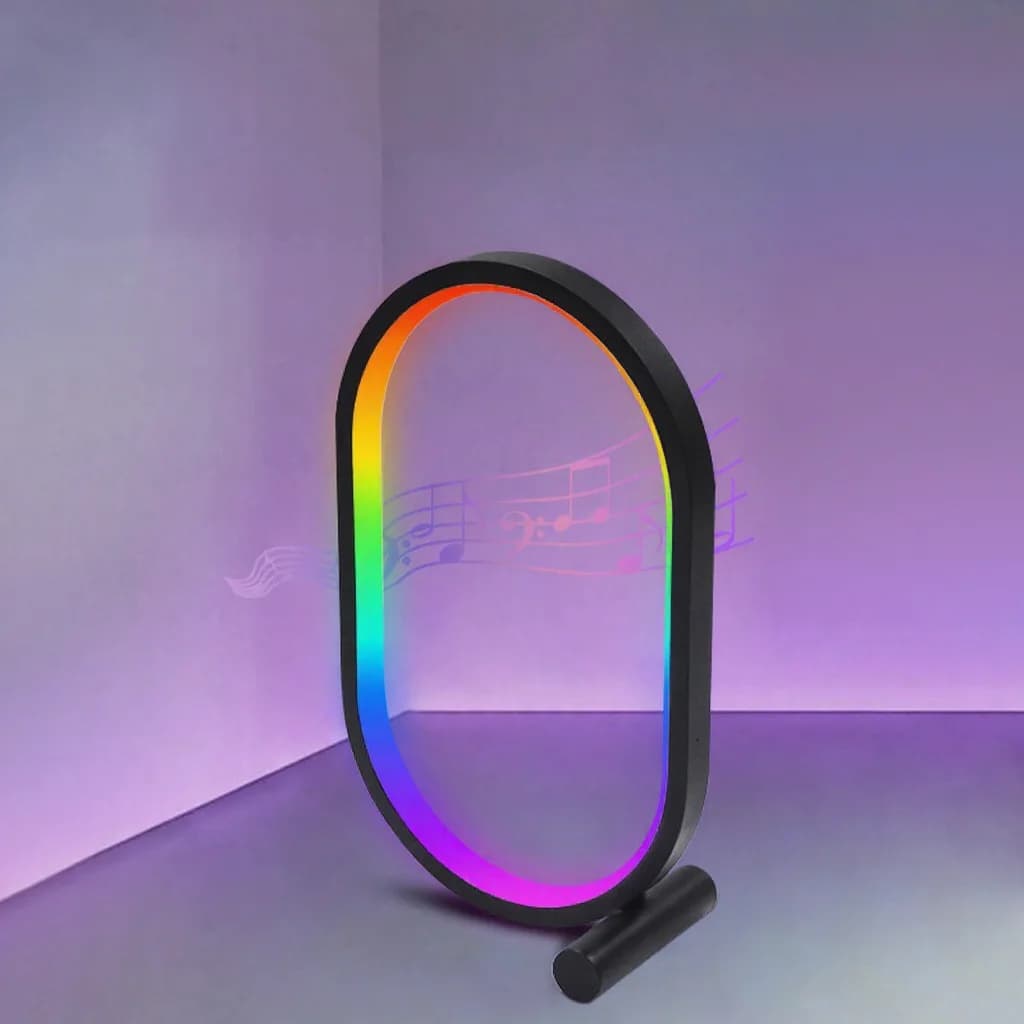 Φωτιστικό Γραφείου RGB με Συγχρονισμό Μουσικής, Έλεγχο Εφαρμογής & Αντίδραση Ήχου
