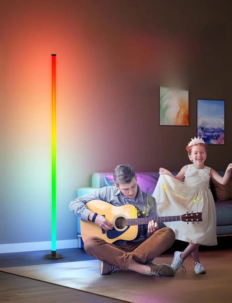 Φωτιστικό Δαπέδου LED RGB με Έλεγχο Εφαρμογής για Σαλόνι