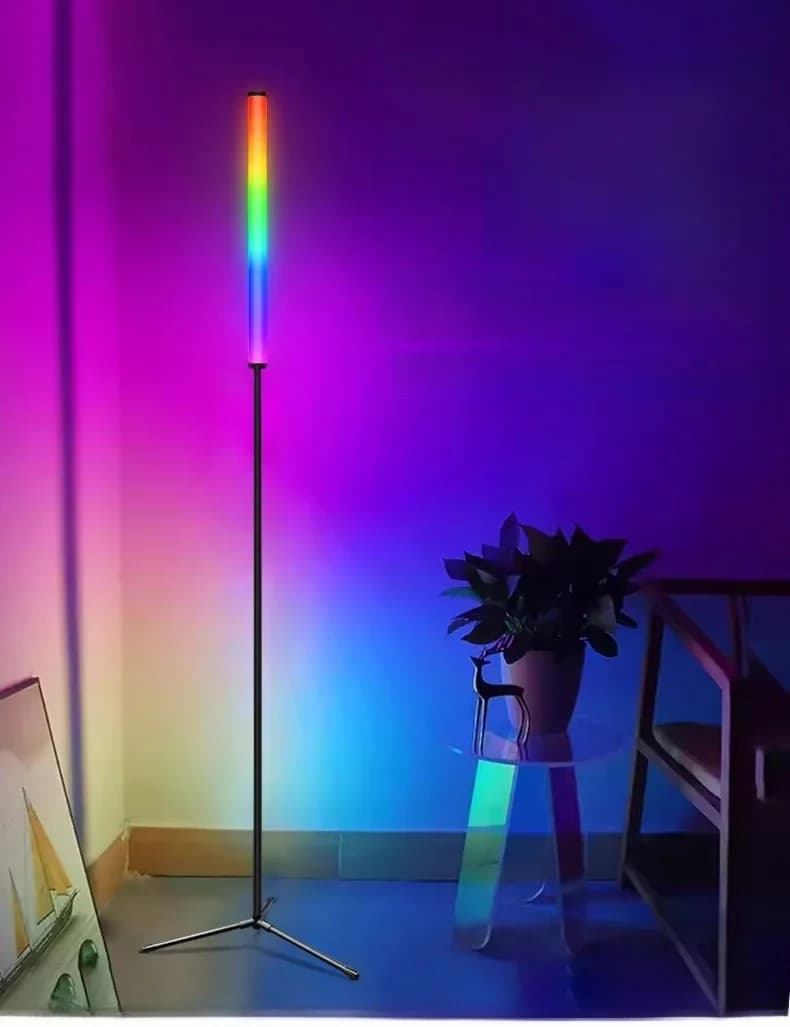 Φωτιστικό Δαπέδου RGB με Αλλαγή Χρώματος, Συγχρονισμό Μουσικής και Εφαρμογή