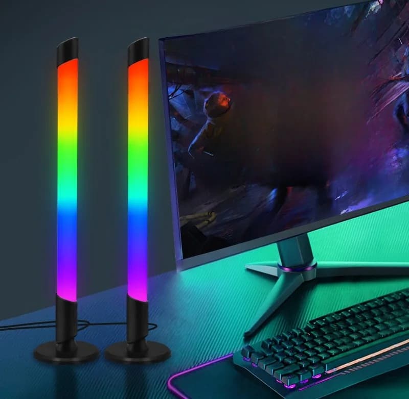 Φωτιστικό Ατμόσφαιρας RGB Συγχρονισμού Μουσικής USB για Gaming
