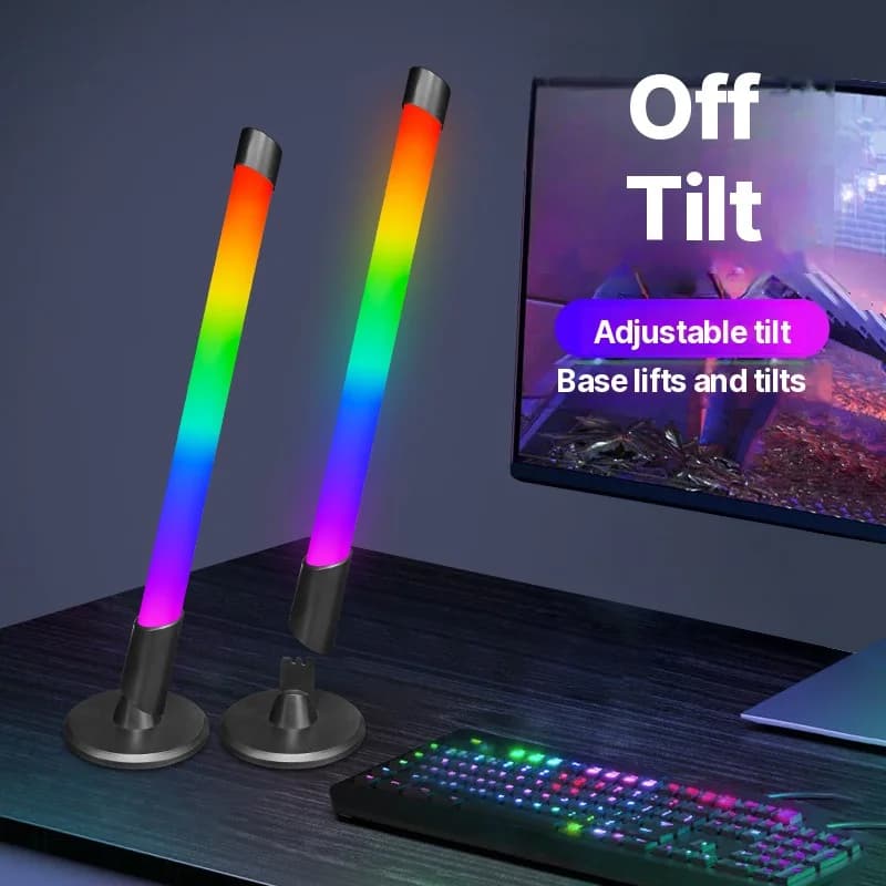Φωτιστικό Ατμόσφαιρας RGB Συγχρονισμού Μουσικής USB για Gaming