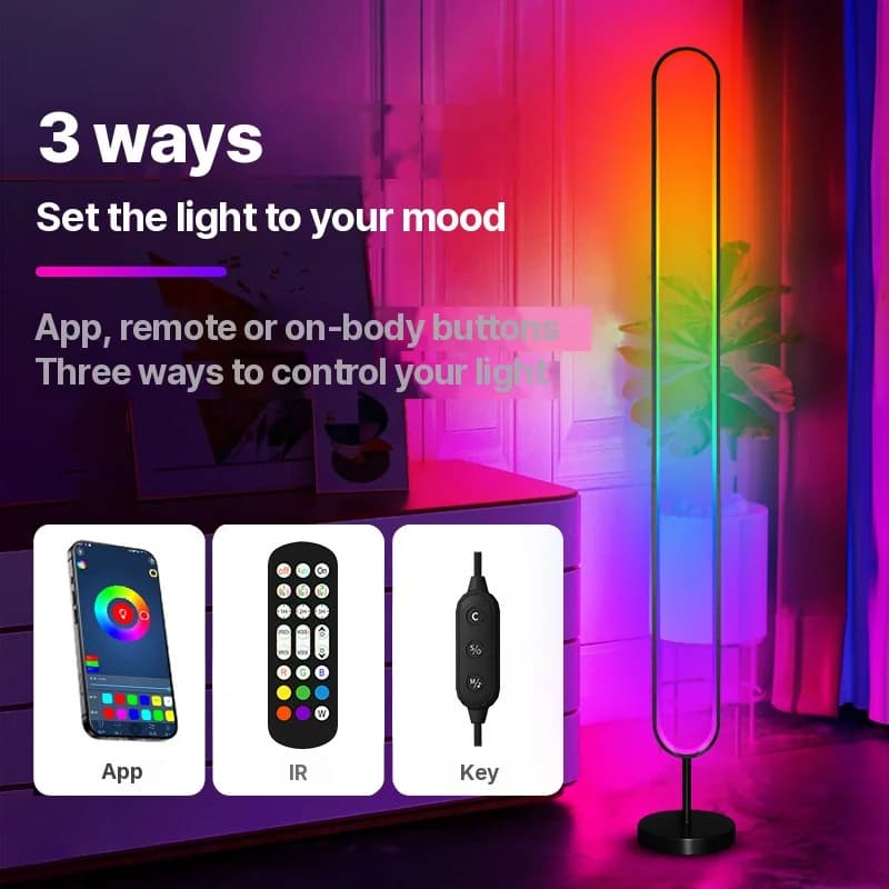 RGB LED Φως Ατμόσφαιρας Ενεργοποιούμενο από Ήχο με Έλεγχο Εφαρμογής