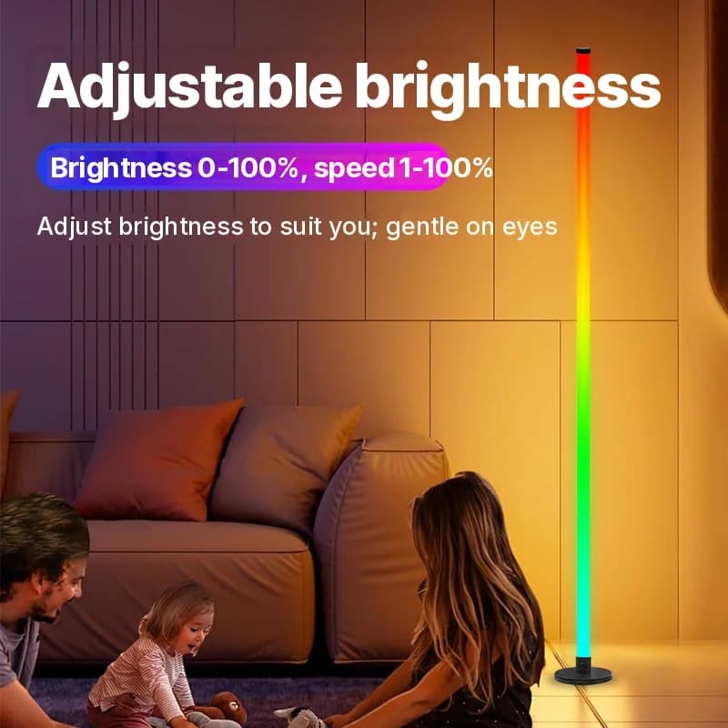 Φωτιστικό Δαπέδου LED RGB με Έλεγχο Εφαρμογής για Σαλόνι