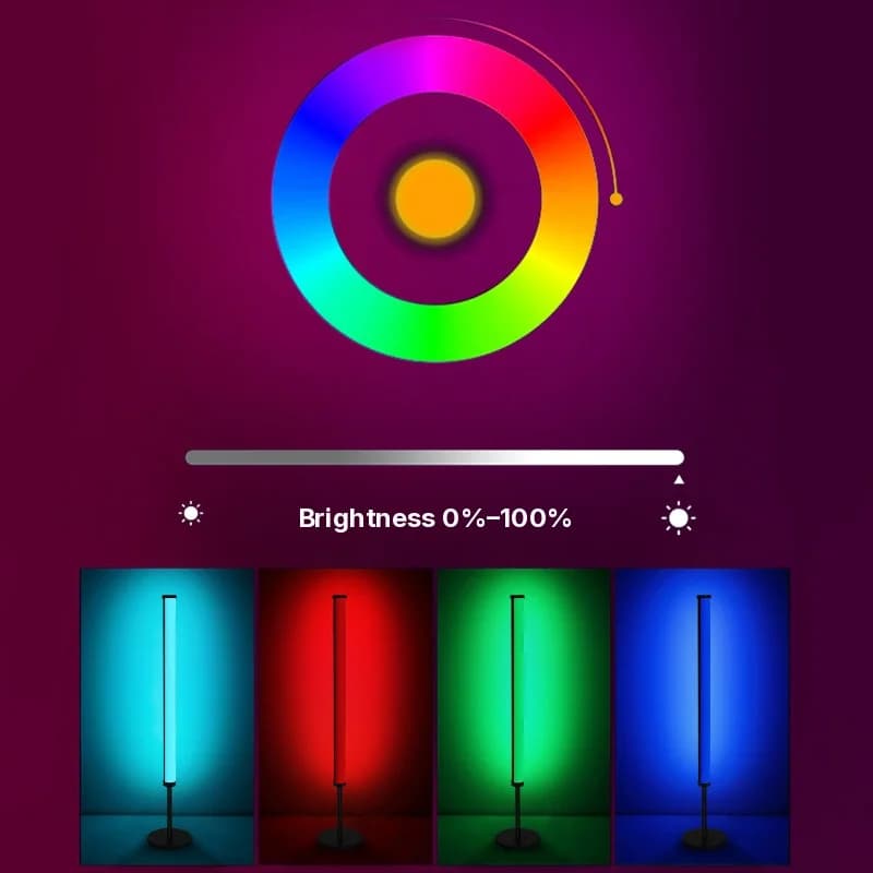 RGB LED Επιτραπέζιο Φωτιστικό Ατμόσφαιρας με Συγχρονισμό Μουσικής και Έλεγχο App