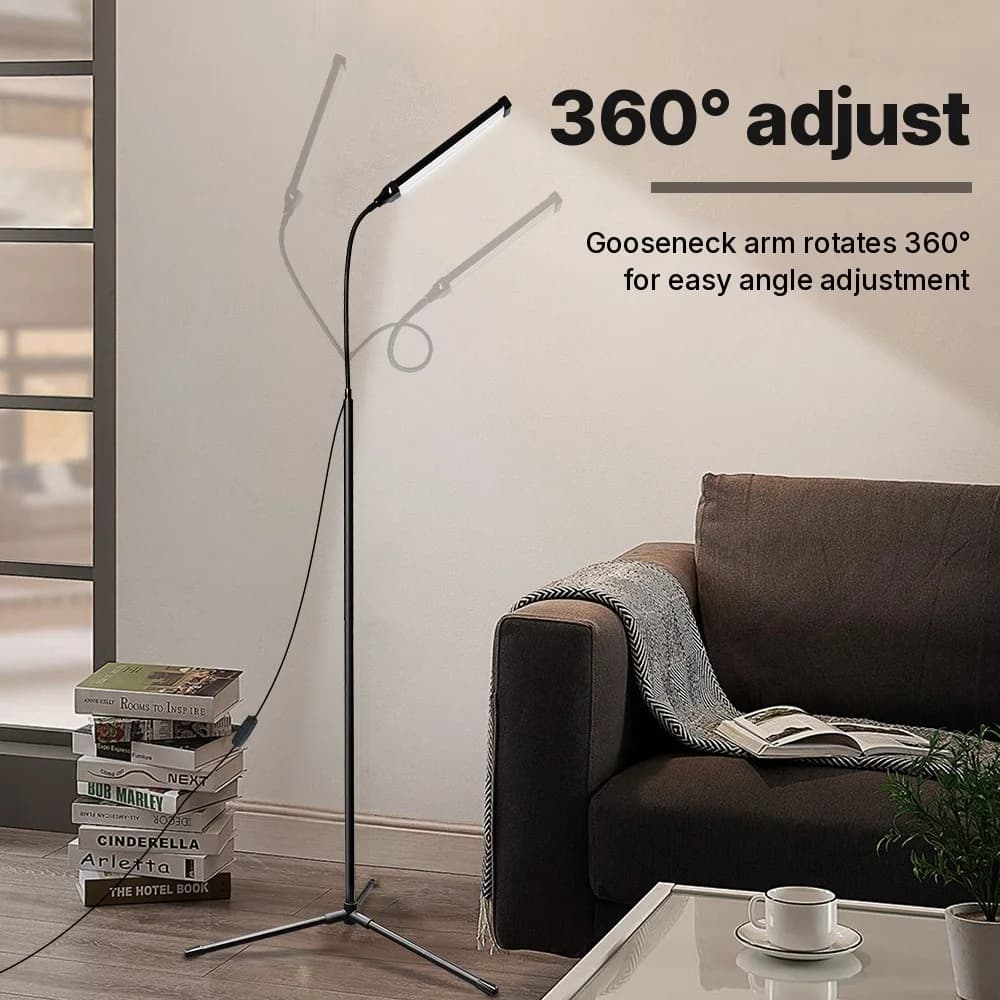 Φωτιστικό Δαπέδου USB με Τρίποδο Βάση και Τρεις Λειτουργίες Χρώματος