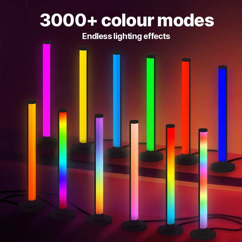 RGB LED Επιτραπέζιο Φωτιστικό με Αντίδραση στον Ήχο και Έλεγχο μέσω App
