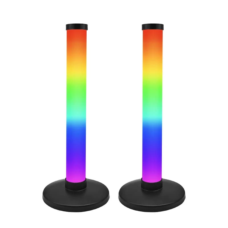 Φωτιστικό Ατμόσφαιρας RGB με Συγχρονισμό Ήχου και Έλεγχο μέσω App για Γραφείο